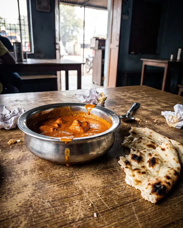 Butter chicken, Real Prompt